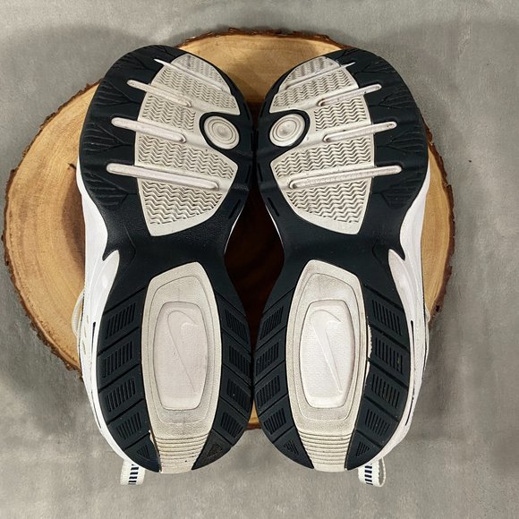 Nike Air Monarch IV Men's Size 11 Extra Wide White Silver Walking Shoes Sneakers - Picture 6 of 8